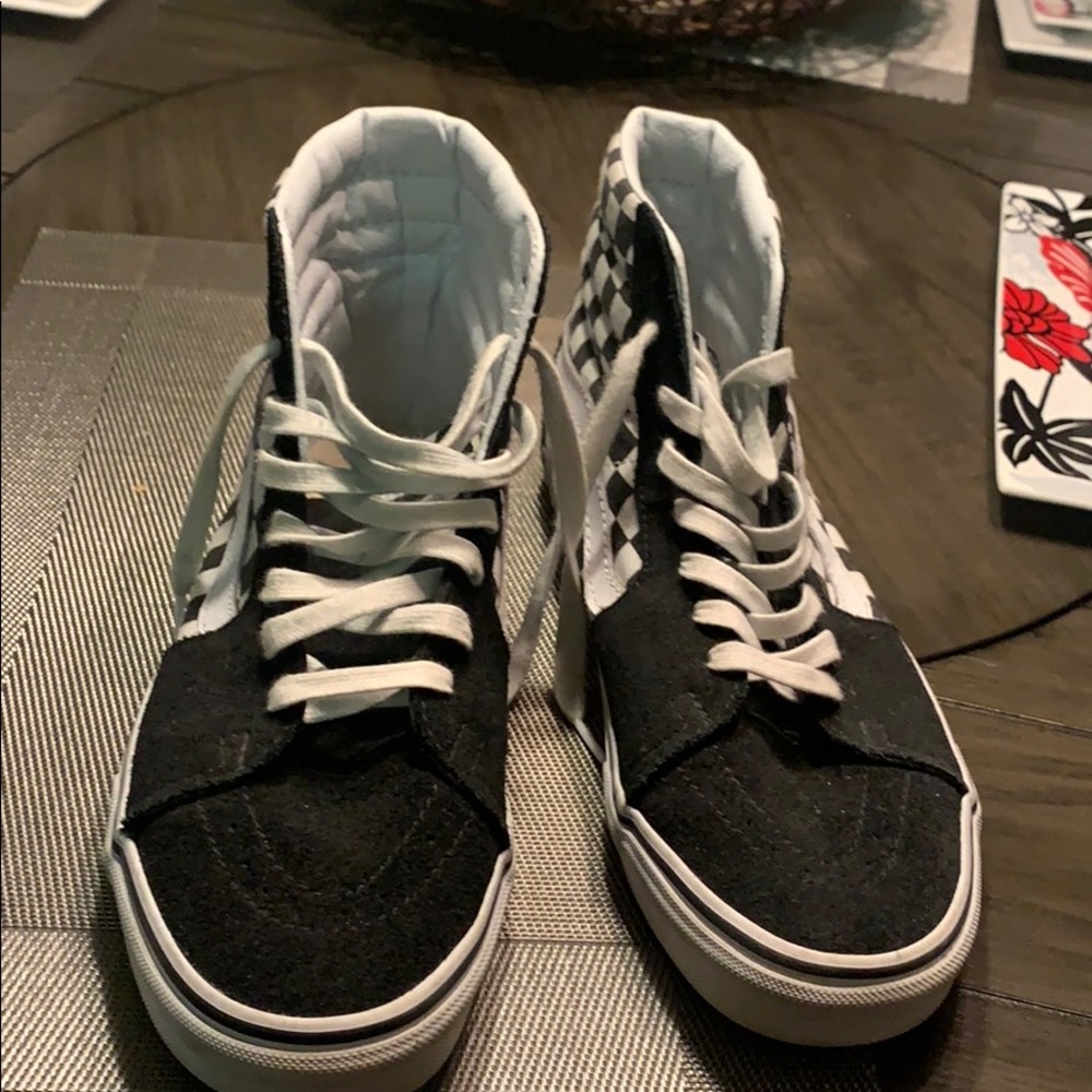 Check board high top vans - Picture 3 of 3